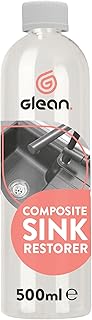 GLEAN Rénovateur de lavabo composé | 500 ml | Restaure les lavabos composés en granit et quartz décolorés et tachés | Convient à toutes les surfaces | Formule non toxique adaptée à