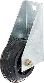 Alberts 214364 Roue de soutien pour portail | pour portail lourds, à visser | galvanisée à chaud | Ø 80 mm