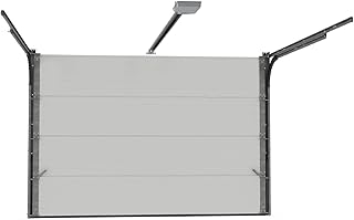 GM Portes - KIT Porte de Garage ONIL Sectionnelle | Panneaux Sans Lignes | Moteur: Somfy 600 RTS - Inclus | 200cm X 300cm | Blanc - Finition lisse sablé
