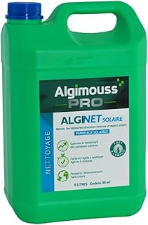 Algimouss 055001 Nettoyant Alginet Solaire, pour Panneaux Photovoltaïques, 5 L