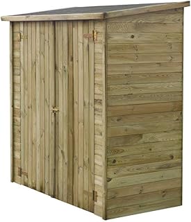 ABRI Jardin Bois ADOSSABLE LIPKI - 1.79 X 0.90 X 1.78/1.87 m
