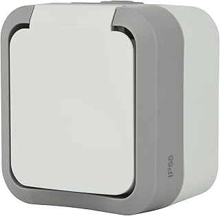 Electraline 615905 Prise Française (2P+T) 16A Outdoor IP55 Hypro
