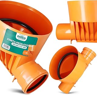Millto Regard Inspection Fond DN315 200 x 315 mm Sortie Plastique Tube Montée Drainage Joint Souterrain Évacuation Eaux Usées Système Collecteur
