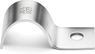 20 Pièces Fixation Grillage Rigide Sur Mur Cavalier Cable, 20mm Attache Grillage Rigide clips, 304 Acier Inoxydable Fixation Grillage Rigide Sur Poteau Pour la Fixation de Câbles et Fils