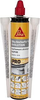 SIKA - Scellement chimique - Sika Anchorfix 01 Evolution Gris - Prise rapide - Int/Ext - Multi-matériaux - Fixation d