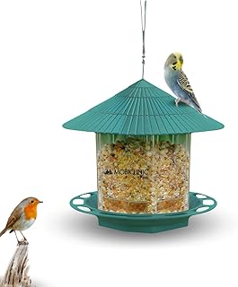 Mobiclinic®, Mangeoire Oiseaux Exterieur, Capacité 1,2L, Balcon et Jardin, Éducation en Plein Air, Bec, Nourrissage des Oiseaux, Objet Décoratif, Pico