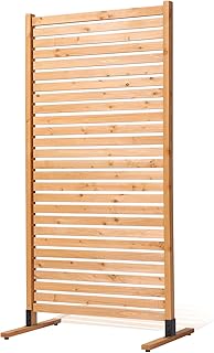 VEVOR Brise-Vue en Bois, 91x186 cm, Panneau Intimité Autoportant avec Support, Écran de Confidentialité Décoratif, Paravent Séparateur Extérieur Durable pour Patio, Balcon, Terrasse, Pelouse, Jardin